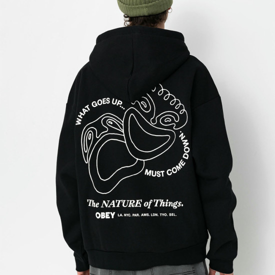 Obey Ανδρικό φούτερ Nature Extra Heavy Hood Fleece